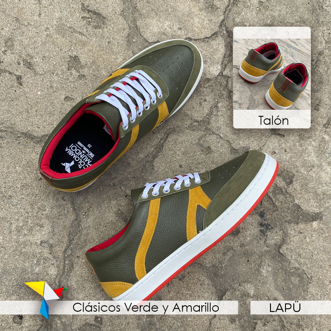 Clásicos Verde y Amarillo – Tenis LAPÜ