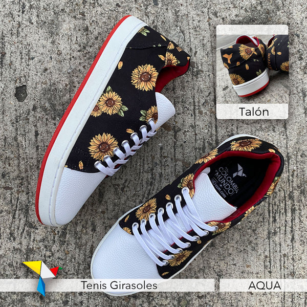 Girasoles – Tenis estampados 100% Colombianos