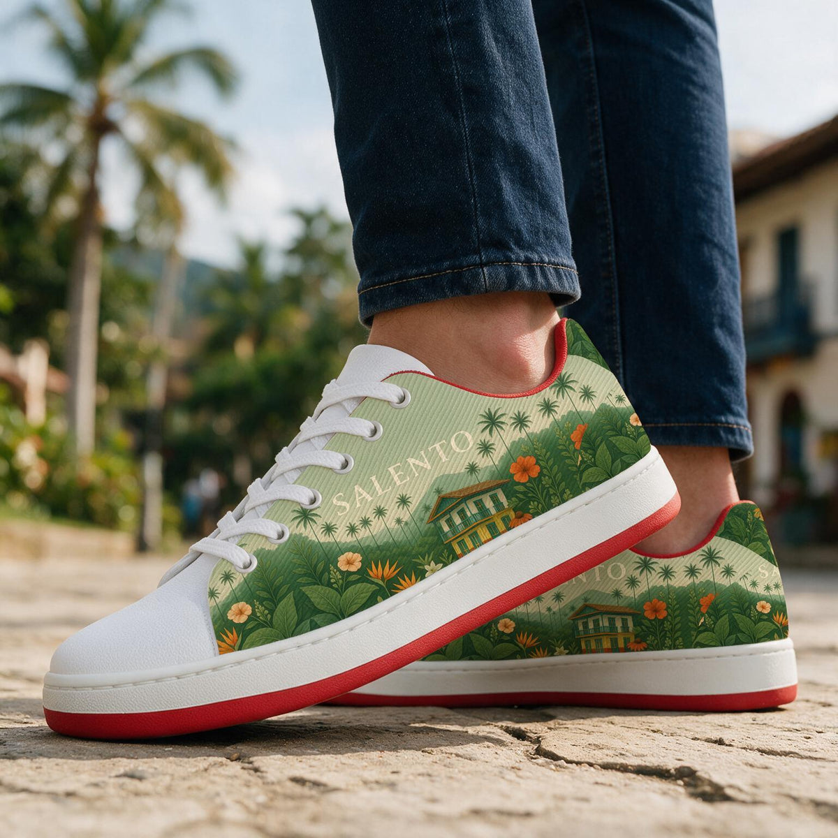 Tenis estampados Colores de Salento hechos a mano en Colombia — vista 7