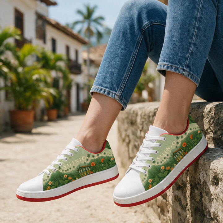 Tenis estampados Colores de Salento hechos a mano en Colombia — vista 6