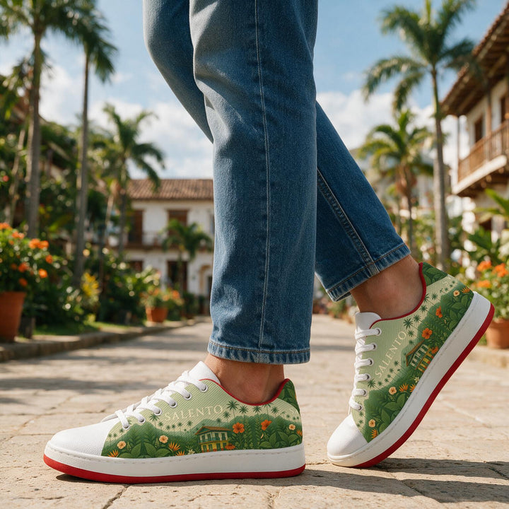 Tenis estampados Colores de Salento hechos a mano en Colombia — vista 2