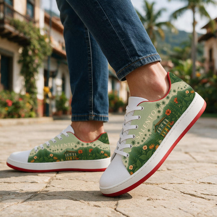 Tenis estampados Colores de Salento hechos a mano en Colombia — vista 5