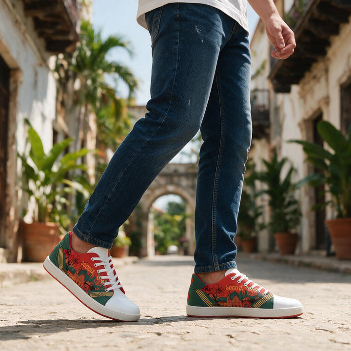 Tenis estampados Bogotá hechos a mano en Colombia — vista 7